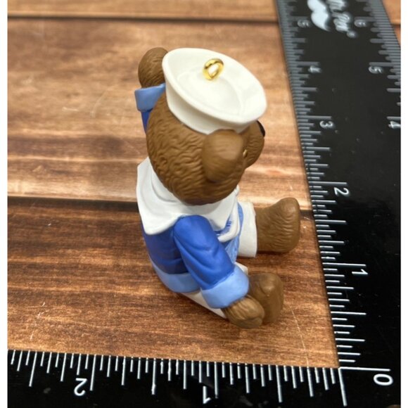 1998 HALLMARK KEEPSAKE ORNAMENT QX6676 GRANDSON SAILOR TEDDY BEAR - Picture 5 of 10